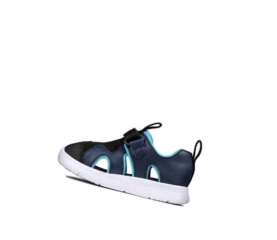 Garcon Sandales Casual Clarks Ath Surf Synthétique Bleu Marine - france LYF-26995897