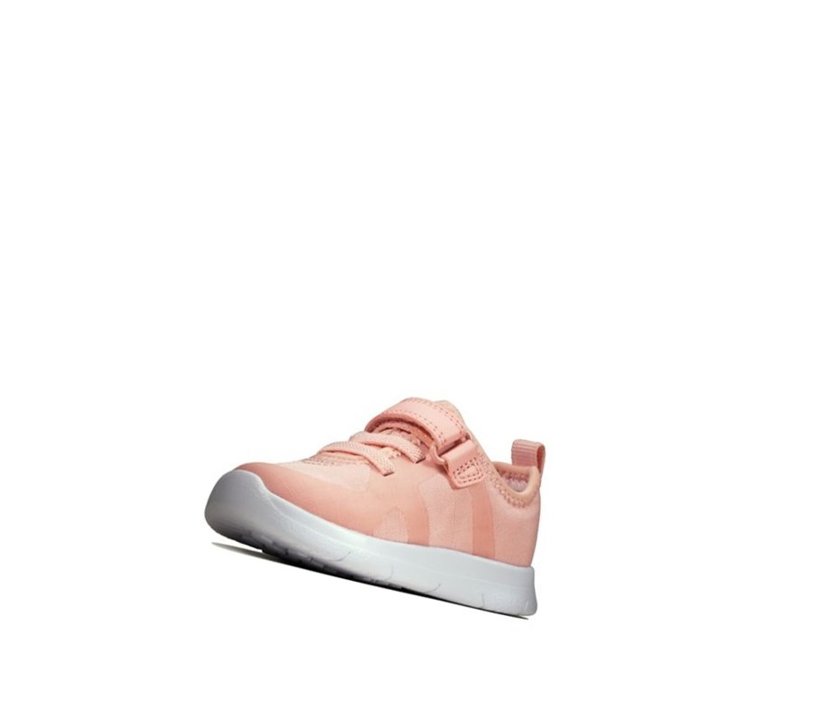 Garcon Chaussures Casual Clarks Ath Flux Textile Rose Clair - france KSN-38728809