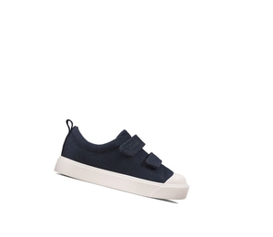 Garcon Chaussures Casual Clarks City Bright Bleu Marine - france OXO-54950881