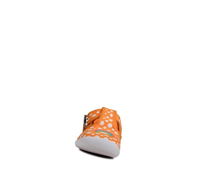 Garcon Chaussures Casual Clarks Roamer Sun T-bar Orange - france RKA-83863921