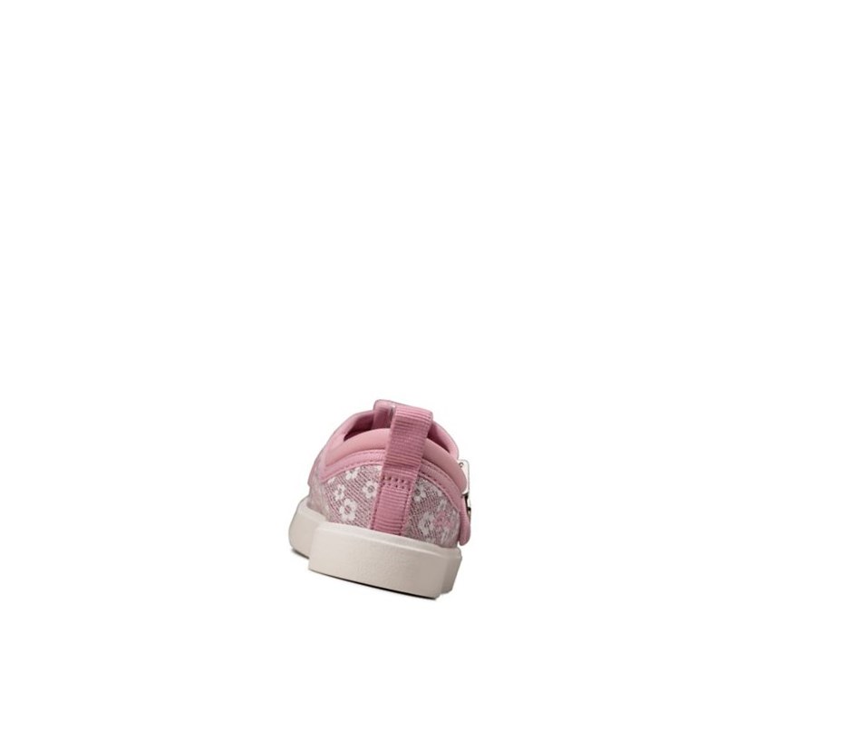 Garcon Chaussures Casual Clarks City Dance Floral Rose - france YKW-05128762