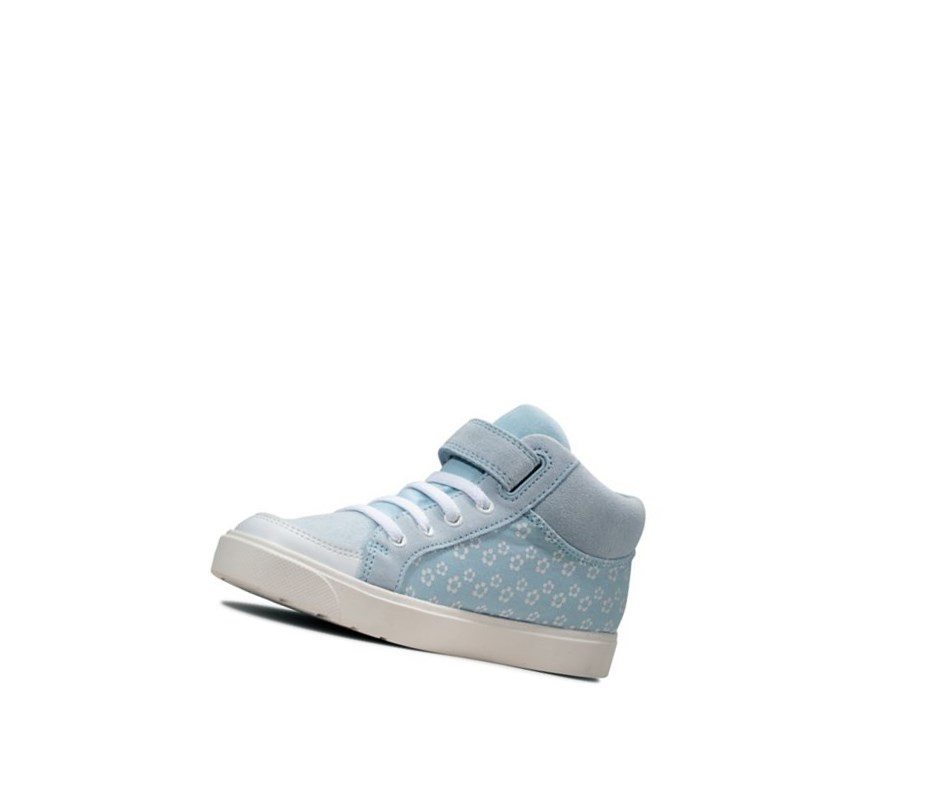 Garcon Chaussures Casual Clarks City Hop Bleu Clair - france XPK-73878394