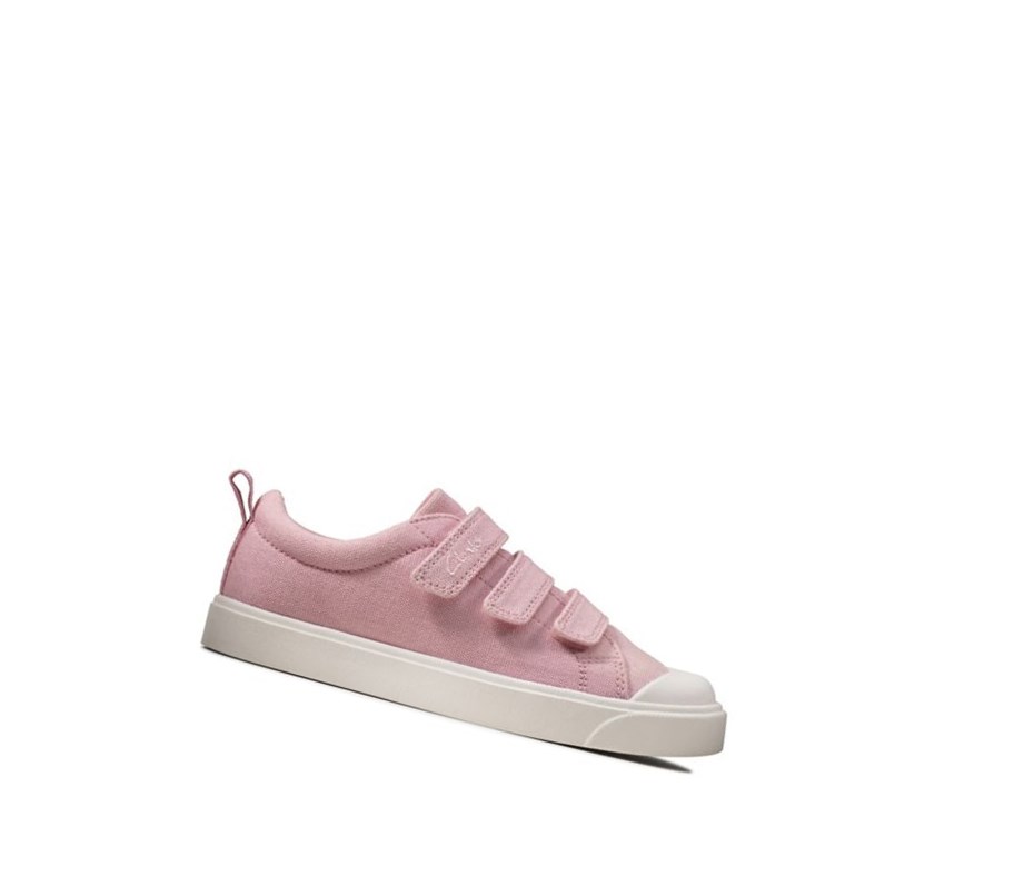 Garcon Chaussures Casual Clarks City Vibe Rose - france IFD-02158619