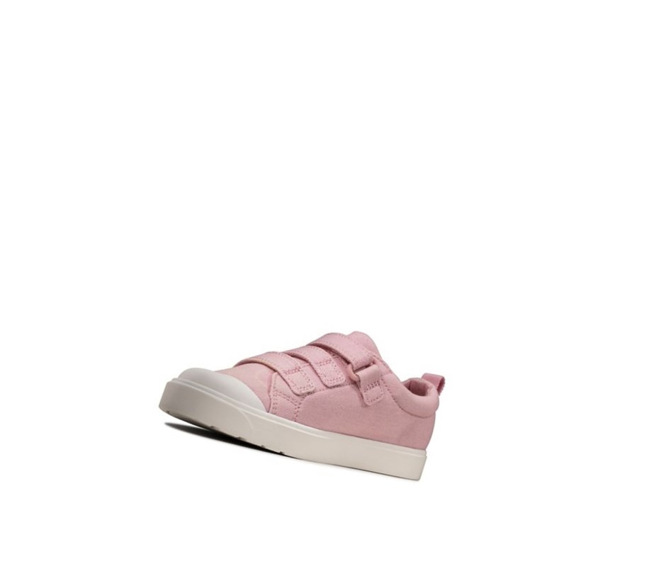 Garcon Chaussures Casual Clarks City Vibe Rose - france IFD-02158619