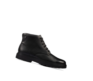 Garcon Bottes Cuir Clarks Loxham Walk Gore-tex Cuir Noir - france NDW-08370176