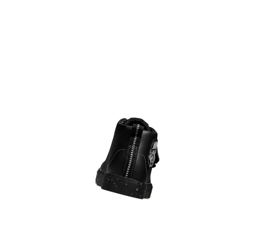 Garcon Bottes Cuir Clarks City Storm Hi Cuir Noir - france OHE-41038319