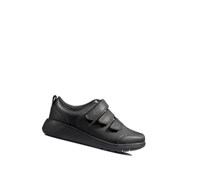 Garcon Chaussures Cuir Clarks Scape Sky Cuir Noir - france EYO-67014028