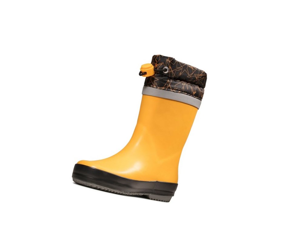 Garcon Bottes de Pluie Clarks Tarri Tie Jaune - france HIJ-81815539