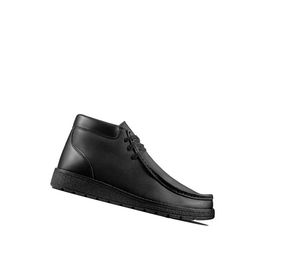 Garcon Chaussures D'école Clarks Mendip Loop Cuir Noir - france WMA-83217661