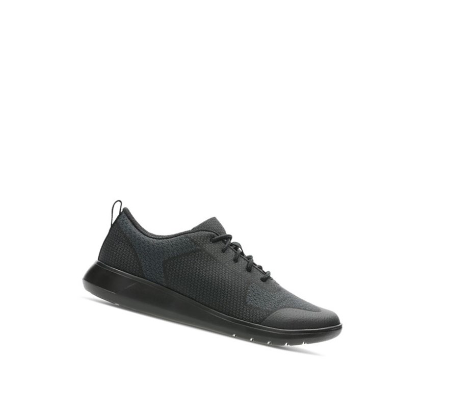 Garcon Chaussures D'école Clarks Scape Civic Noir - france CDO-62993746