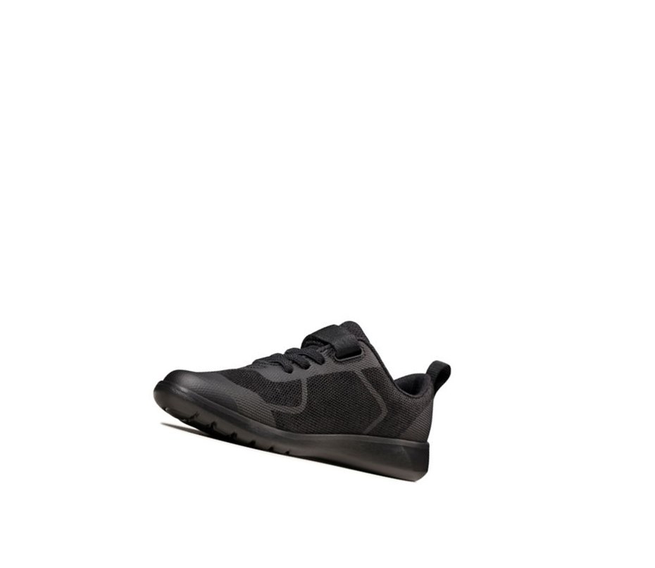 Garcon Chaussures D'école Clarks Scape Bright Noir - france BXI-92133764