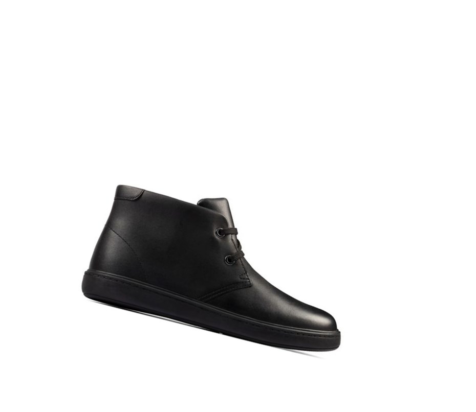 Garcon Chaussures D'école Clarks Strada Step Cuir Noir - france GJZ-98741486