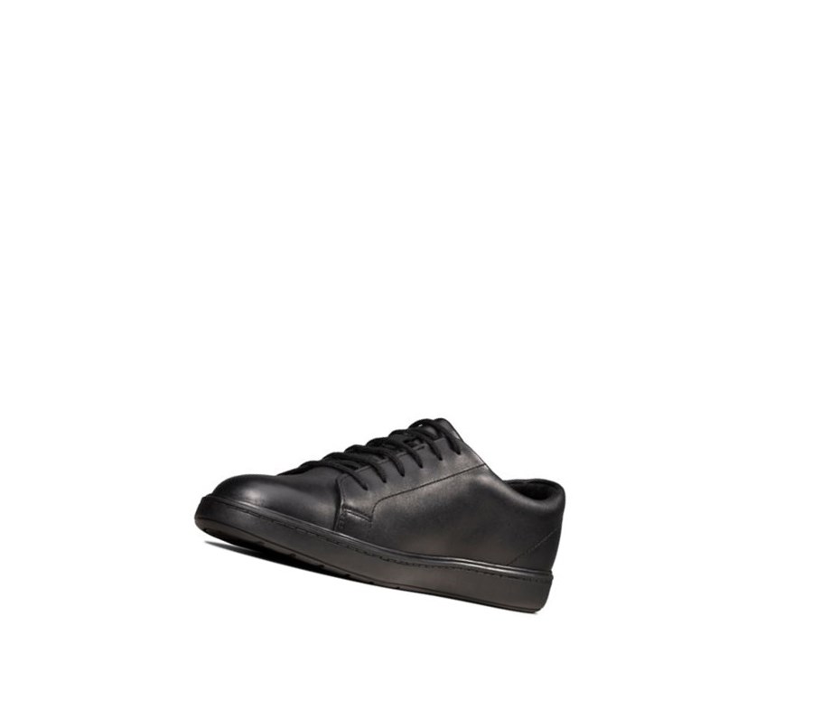 Garcon Chaussures D'école Clarks Strada Skye Cuir Noir - france XVM-12826468