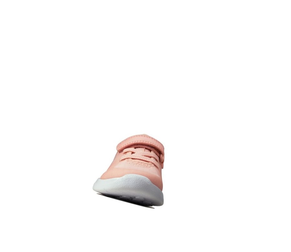 Garcon Baskets Clarks Ath Flux Textile Rose Clair - france MQS-14720260