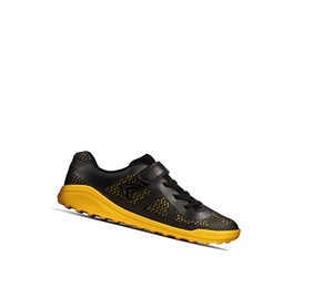 Garcon Baskets Clarks Award Swift Noir Jaune - france ZAW-62879632