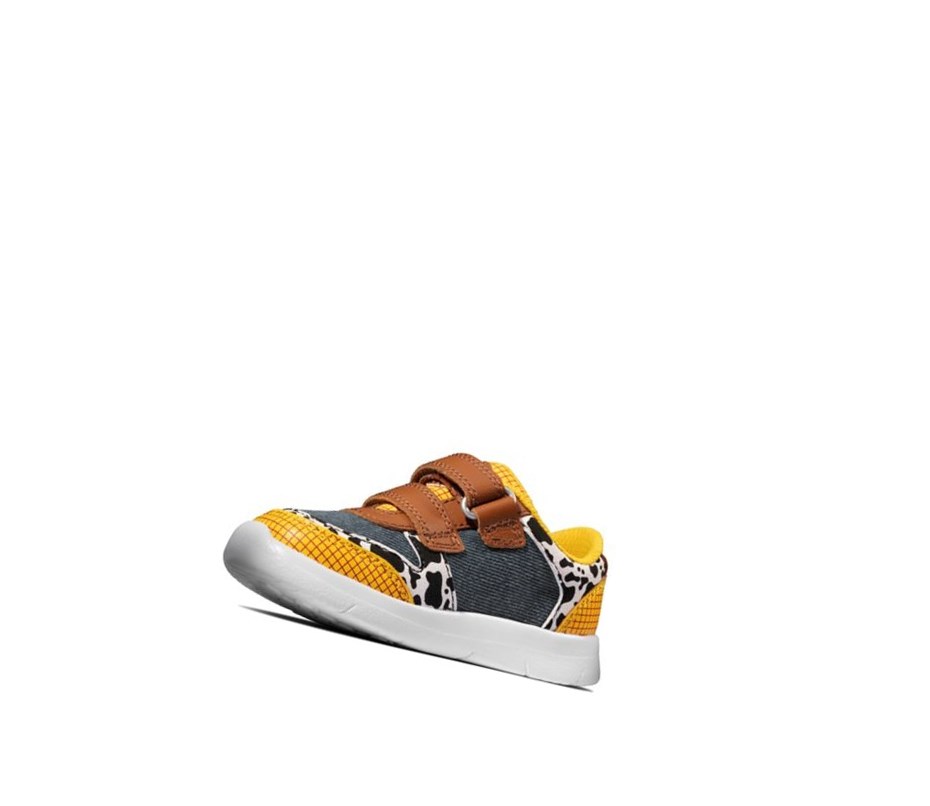 Garcon Baskets Clarks Ath Howdy Bleu - france TXS-10977631