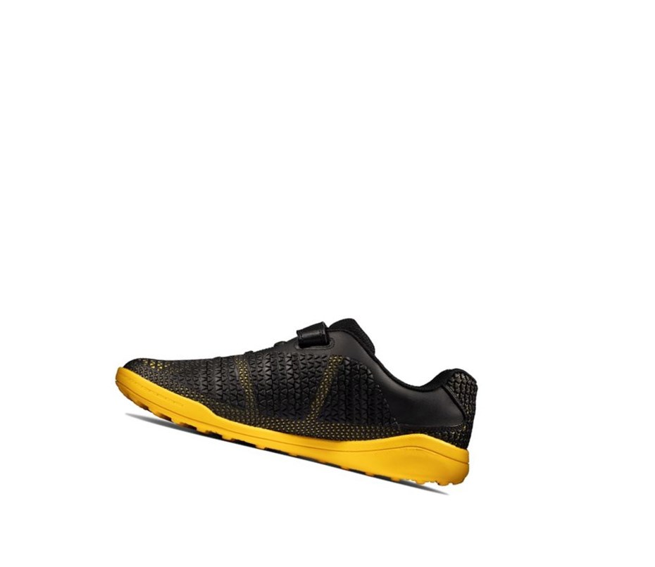 Garcon Baskets Clarks Award Swift Noir Jaune - france ZAW-62879632