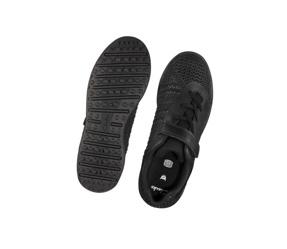 Garcon Baskets Clarks Award Swift Noir - france VUP-04131636