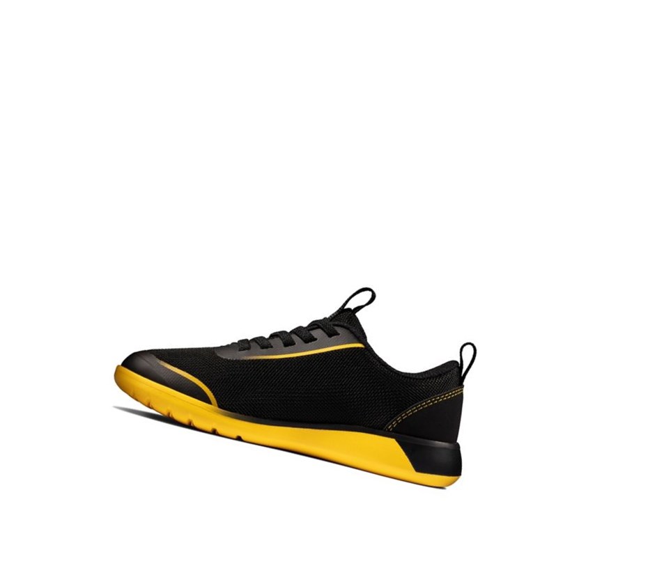 Garcon Baskets Clarks Suburb Spark Noir Jaune - france WPR-04461962