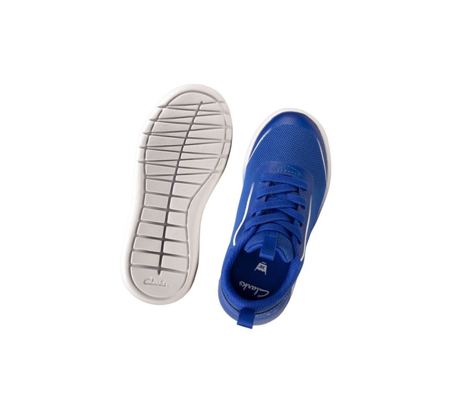 Garcon Baskets Clarks Suburb Spark Bleu - france JCC-42297143