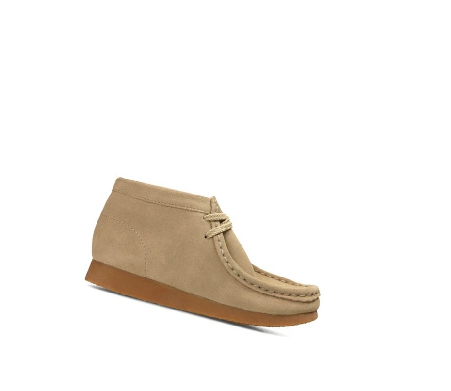 Garcon Wallabee Clarks Originale Daim Beige - france CUF-70441358