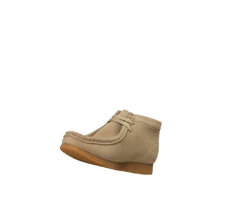 Garcon Wallabee Clarks Originale Daim Beige - france CUF-70441358