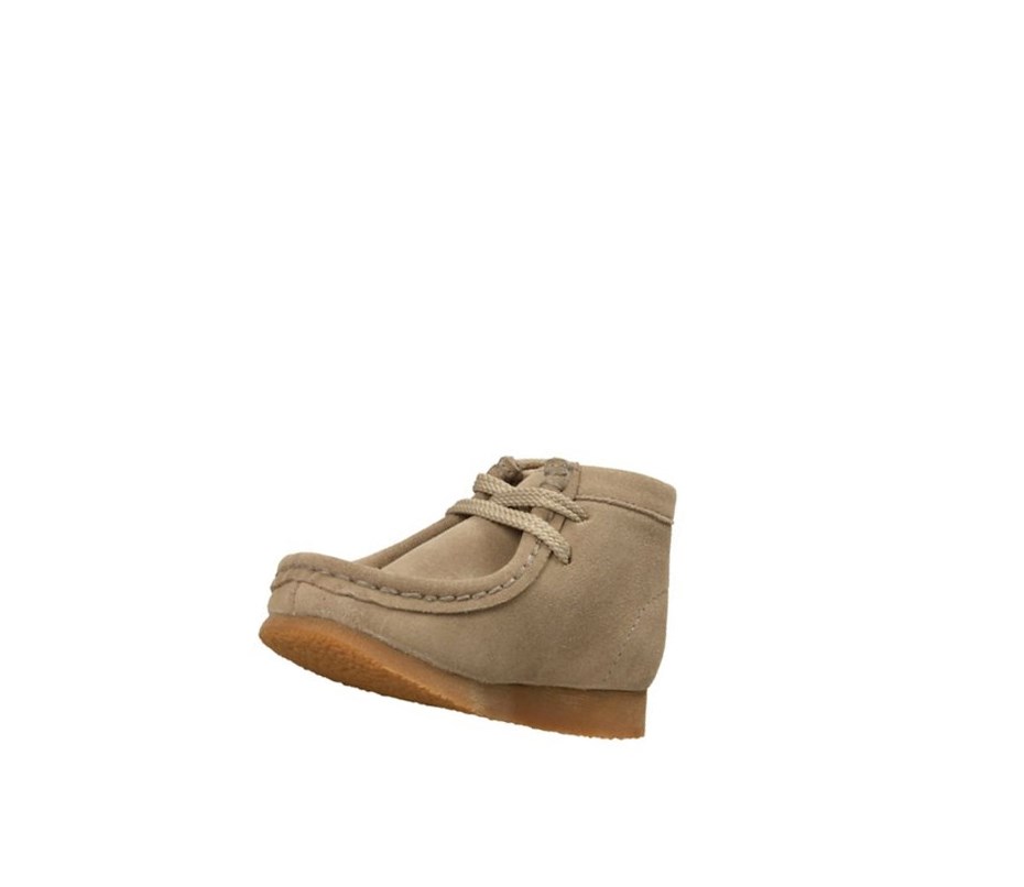 Garcon Wallabee Clarks Originale Daim Beige - france ENZ-34771129