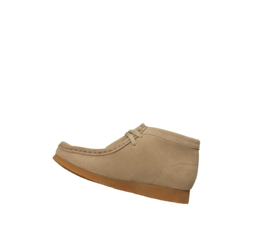 Garcon Wallabee Clarks Originale Daim Beige - france CUF-70441358