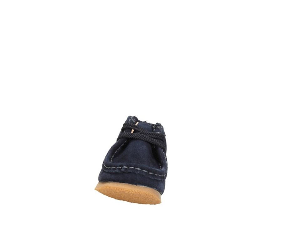 Garcon Wallabee Clarks Originale Daim Bleu Marine - france TBZ-98634230