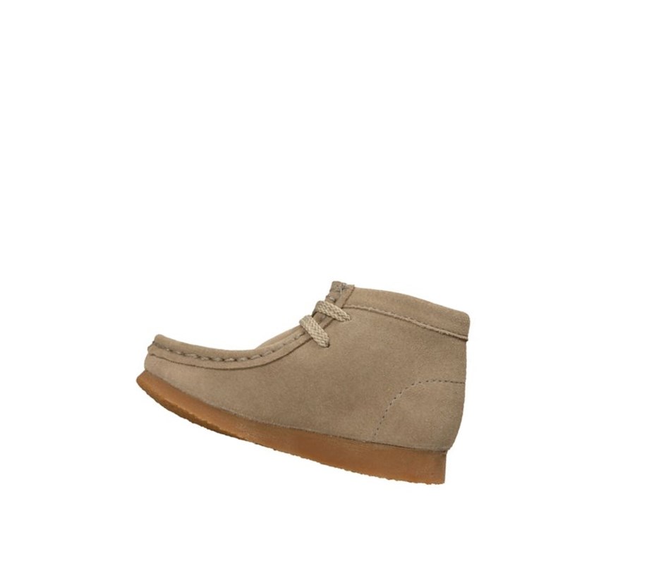 Garcon Wallabee Clarks Originale Daim Beige - france ENZ-34771129