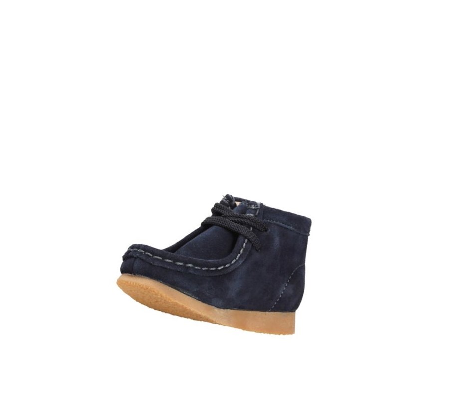 Garcon Wallabee Clarks Originale Daim Bleu Marine - france TBZ-98634230