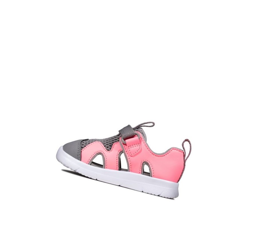 Fille Sandales Casual Clarks Ath Surf Synthétique Rose - france ZQM-33326744