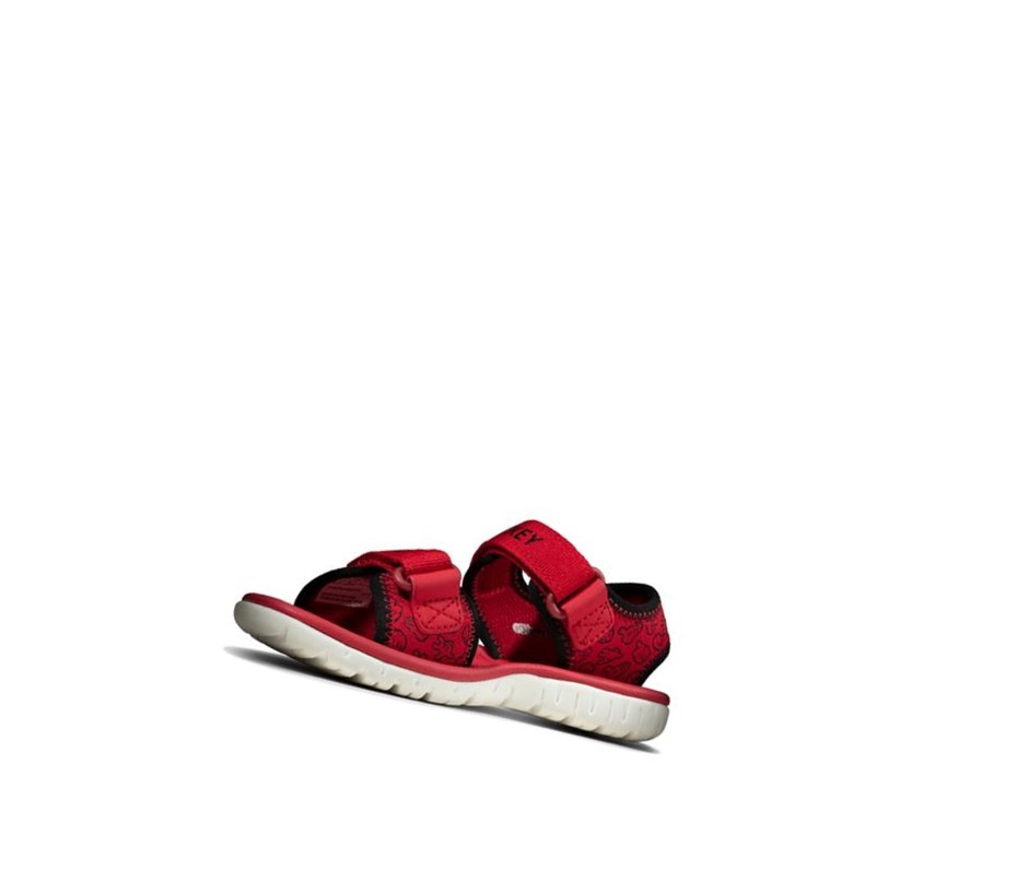 Fille Sandales Casual Clarks Surfing Glove Rouge - france ATN-90137789