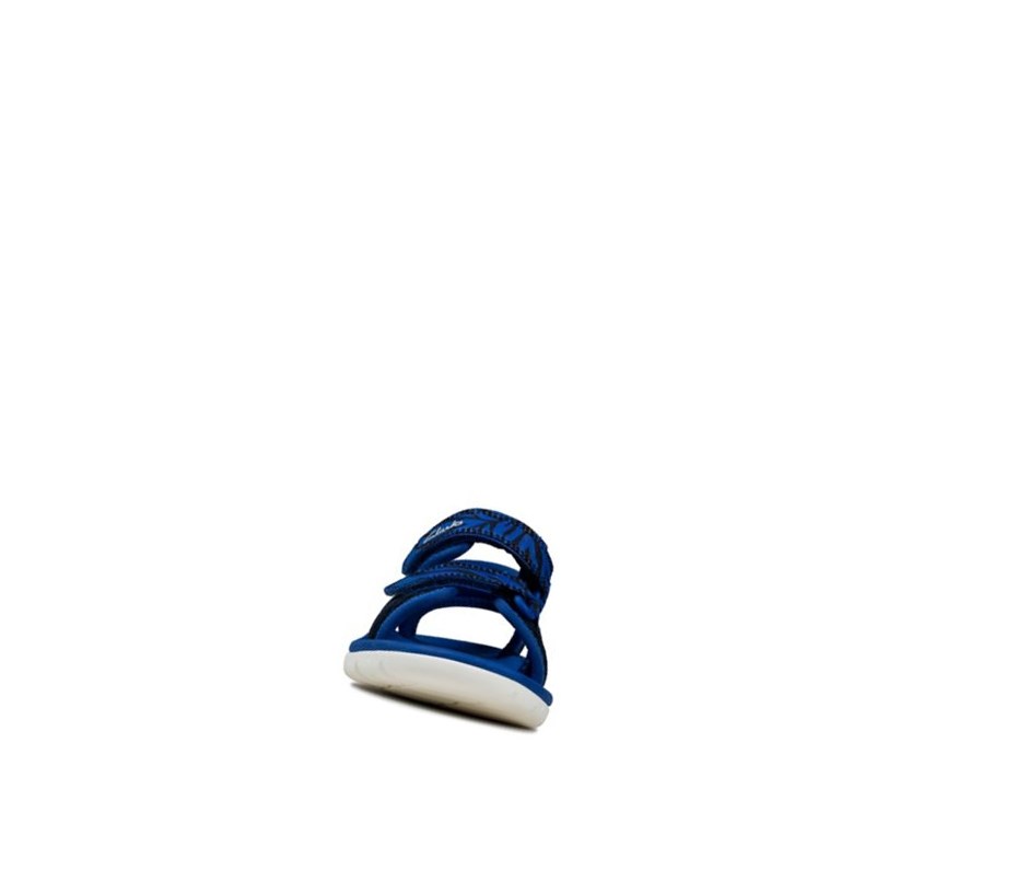 Fille Sandales Casual Clarks Surfing Tide Bleu Marine - france MXP-30821368