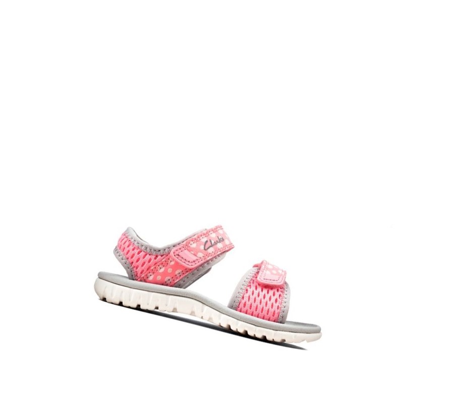 Fille Sandales Casual Clarks Surfing Tide Rose - france VIS-78661592