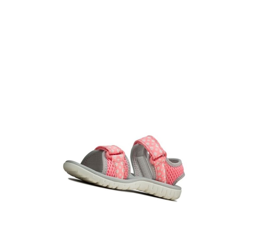 Fille Sandales Casual Clarks Surfing Tide Rose - france GIO-02770802