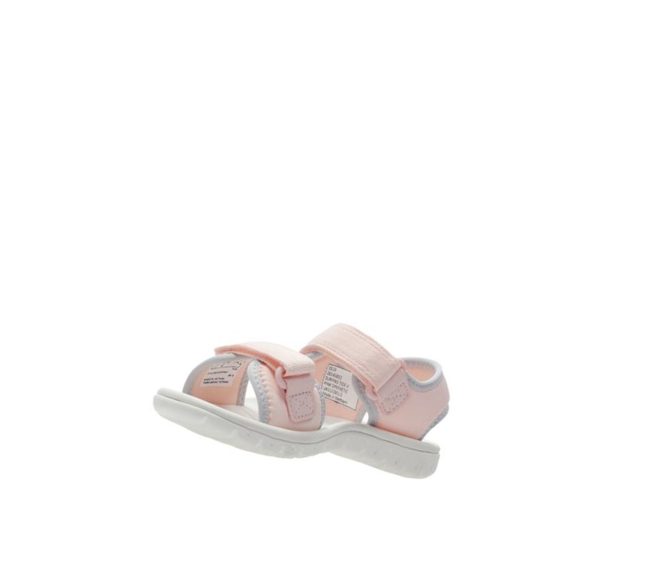 Fille Sandales Casual Clarks Surfing Tide Synthétique Rose - france ZBX-88295398