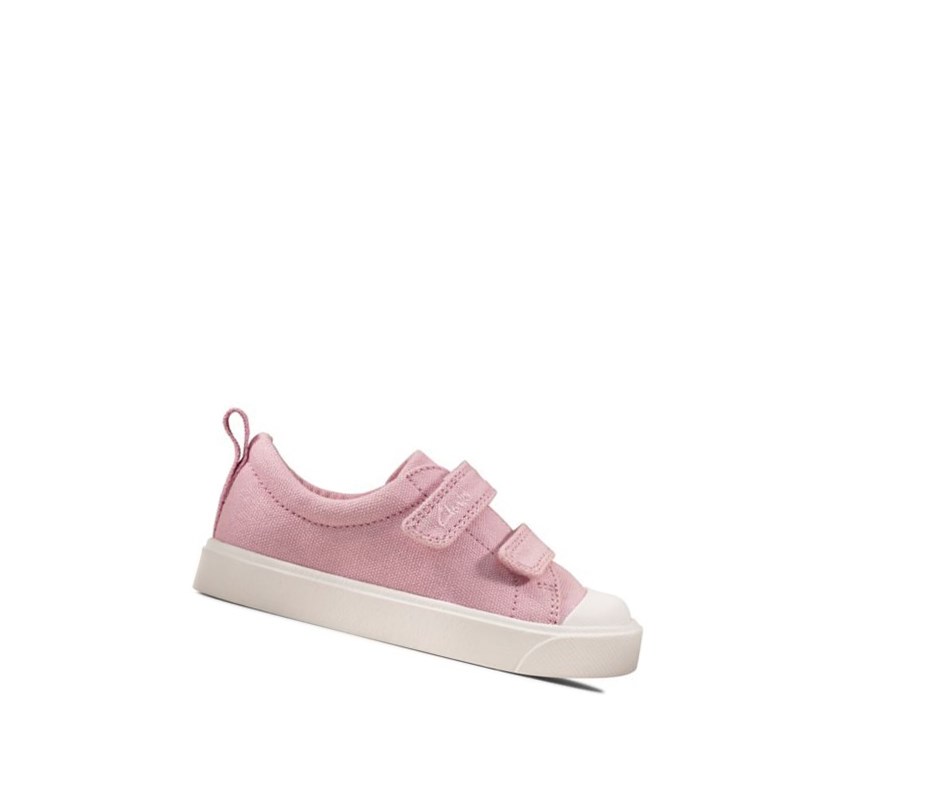 Fille Chaussures Casual Clarks City Bright Rose - france WNU-31370658