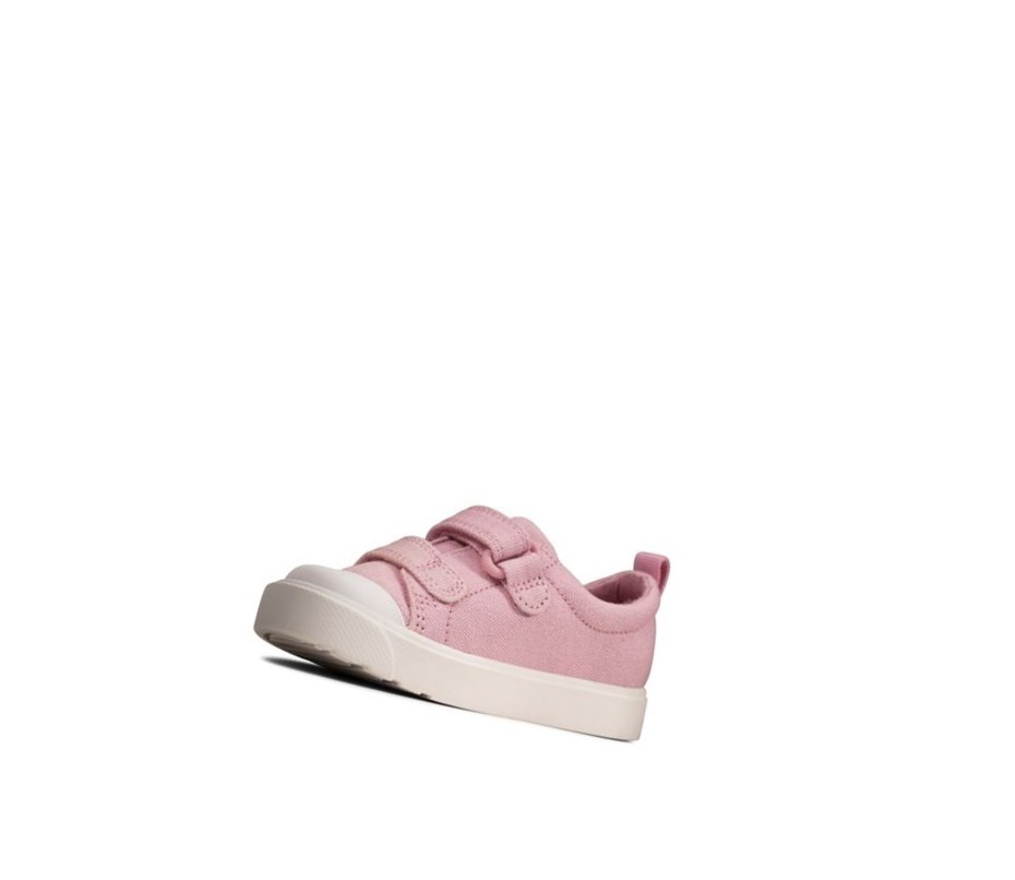 Fille Chaussures Casual Clarks City Bright Rose - france WNU-31370658