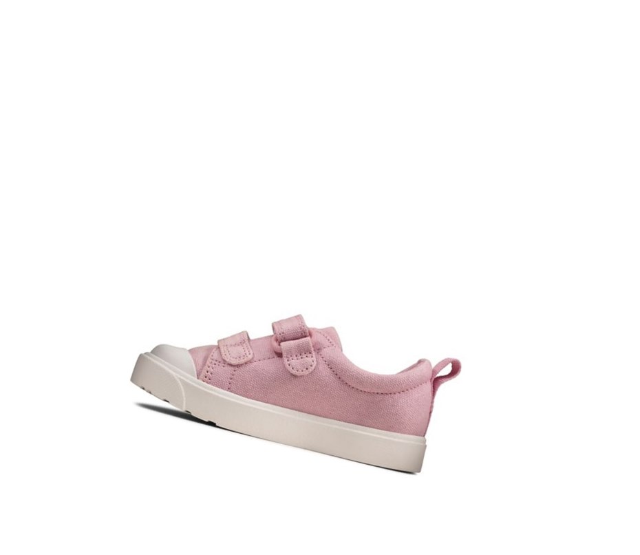 Fille Chaussures Casual Clarks City Bright Rose - france WNU-31370658