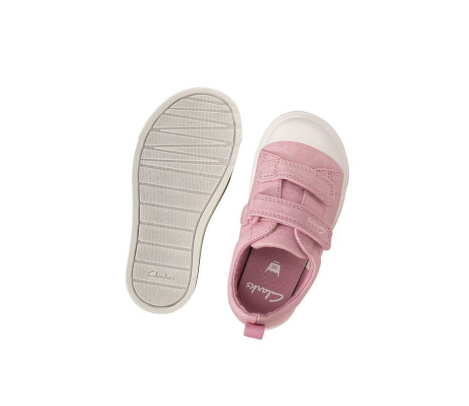 Fille Chaussures Casual Clarks City Bright Rose - france WNU-31370658