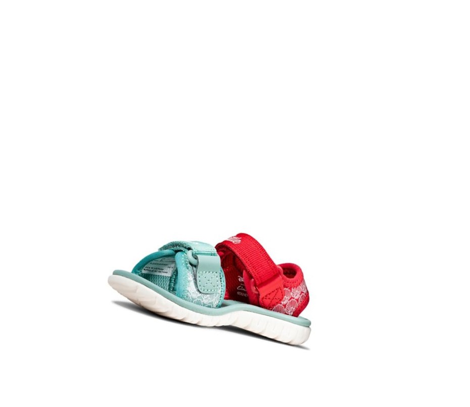 Fille Chaussures Casual Clarks Surfing Sea Rouge - france YZQ-35859108