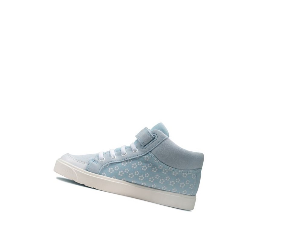 Fille Chaussures Casual Clarks City Hop Bleu Clair - france QFR-94776665