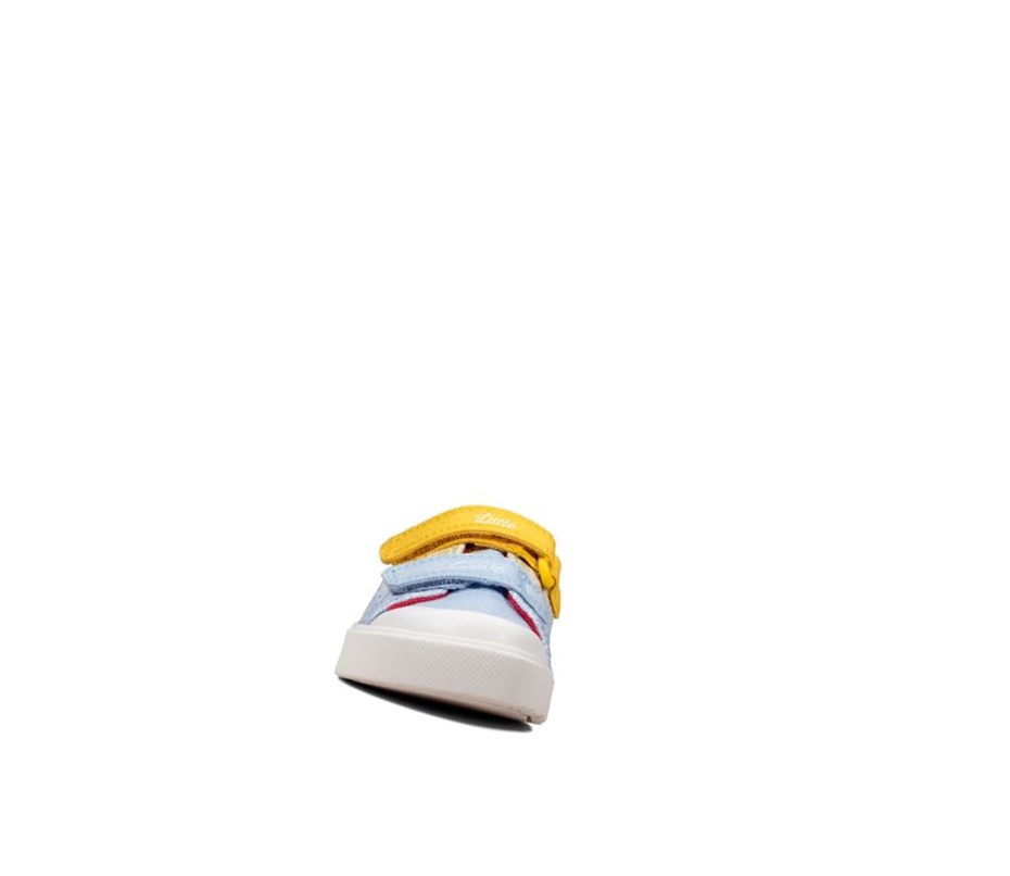 Fille Chaussures Casual Clarks City Shell Jaune - france SIA-97973975