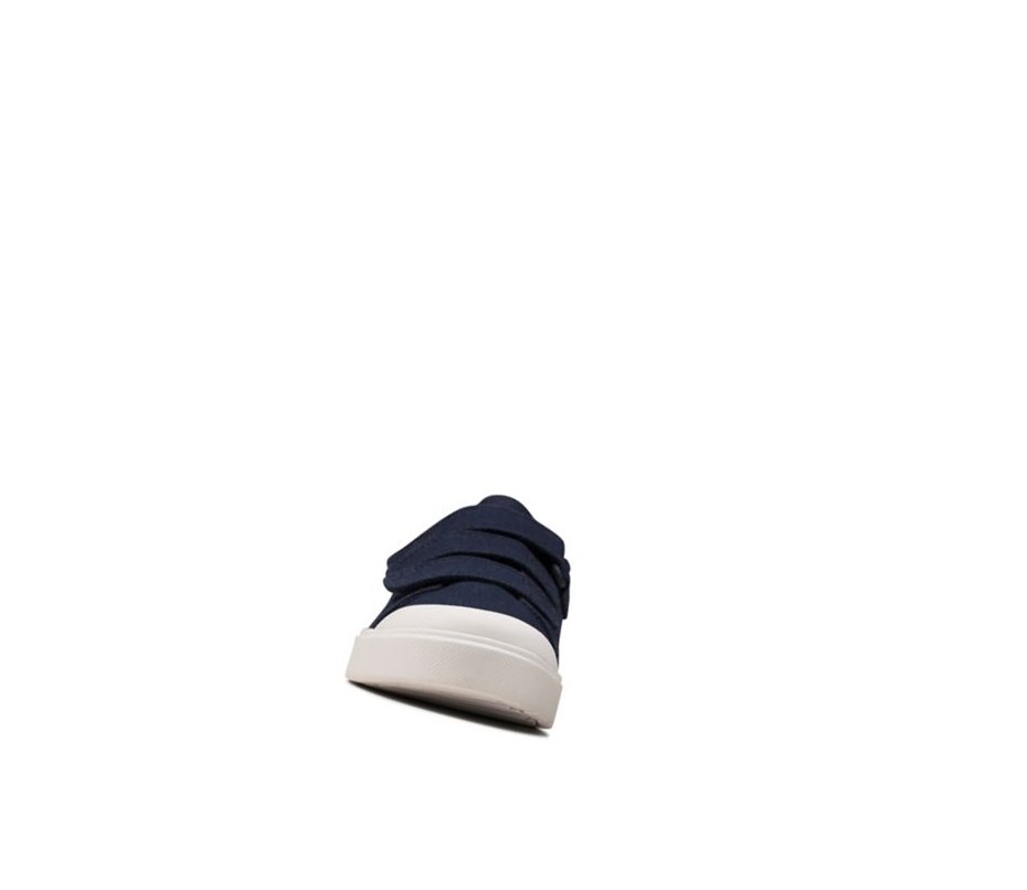 Fille Chaussures Casual Clarks City Vibe Bleu Marine - france APD-61876873