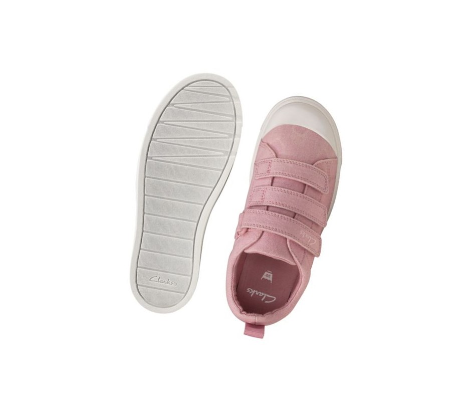 Fille Chaussures Casual Clarks City Vibe Rose - france UYN-79045568