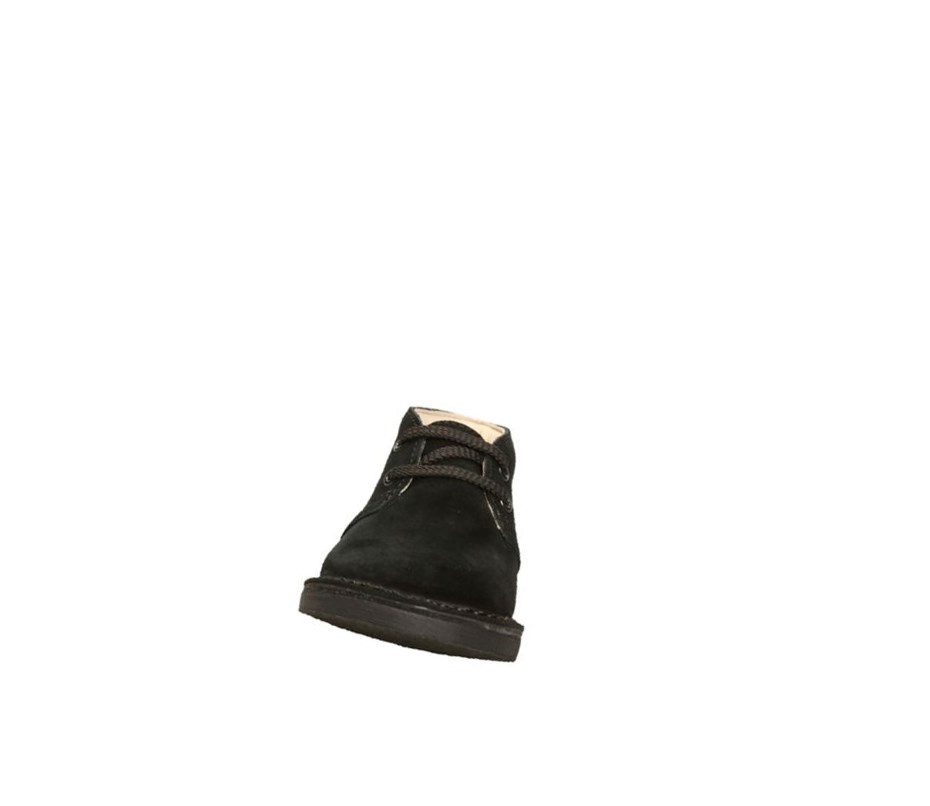 Fille Bottes Du Désert Clarks Originale Daim Noir - france KKT-37946753