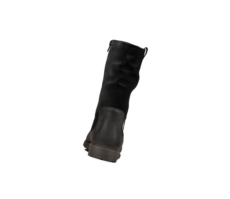 Fille Bottes Cuir Clarks Astrol Rise Cuir Noir - france JEO-78111305