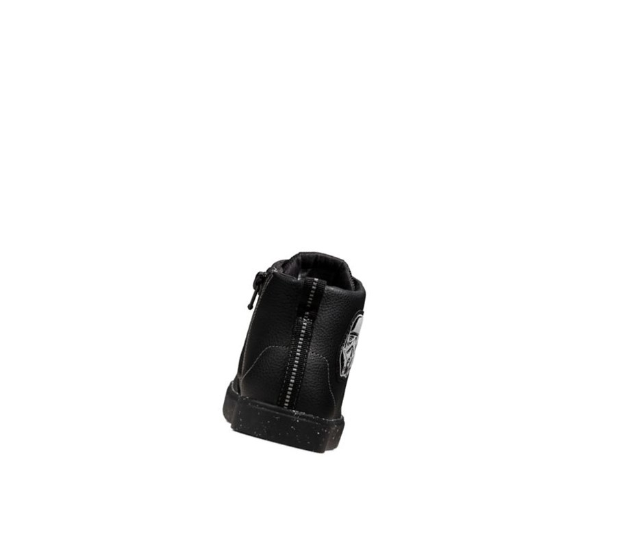 Fille Bottes Cuir Clarks City Storm Hi Cuir Noir - france BZR-55174679