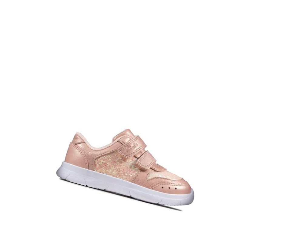 Fille Chaussures Cuir Clarks Ath Sonar Cuir Rose - france SXZ-74973199